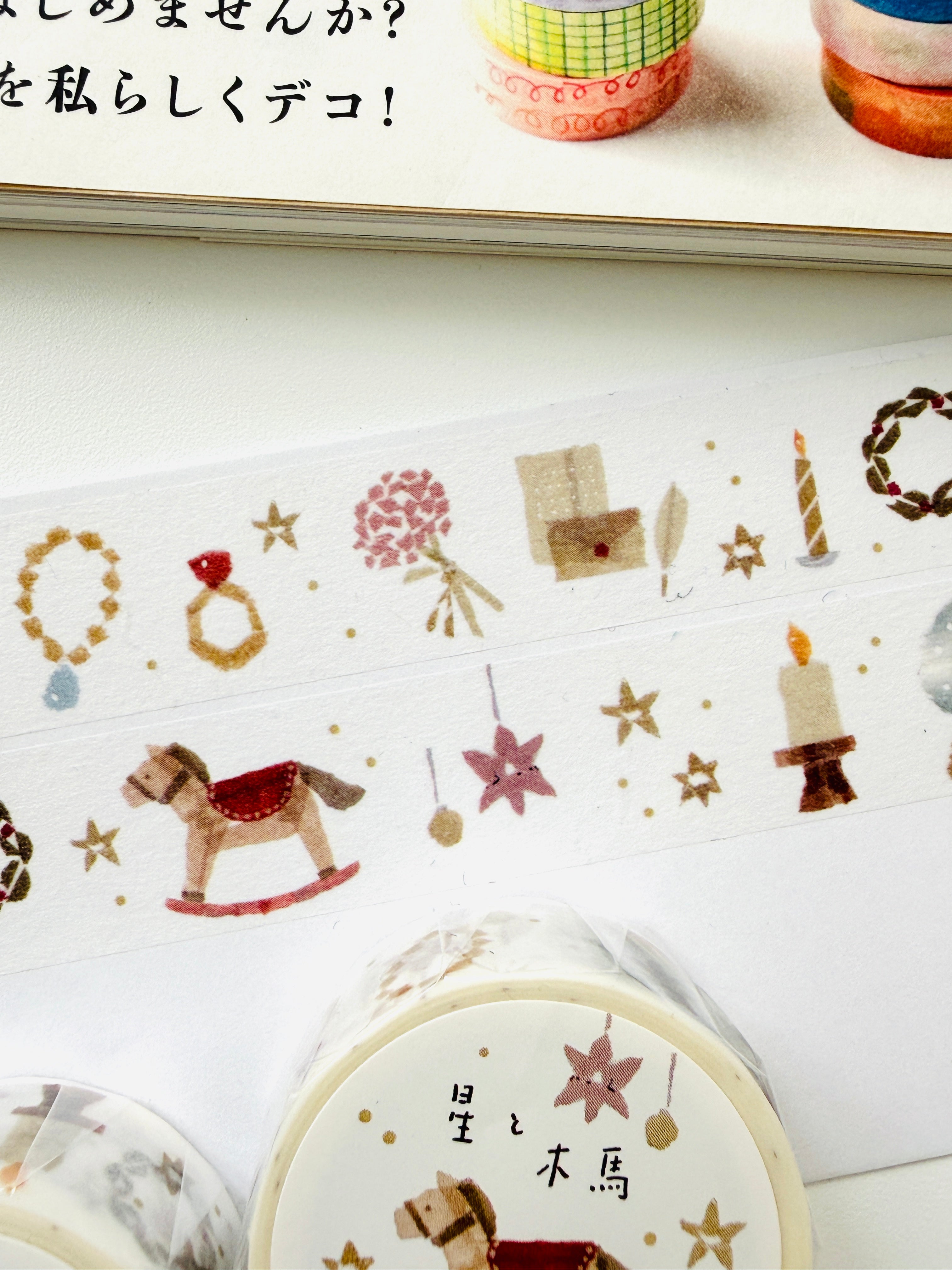 [Miki Tamura] SAIEN x Rocking Horse washi tape