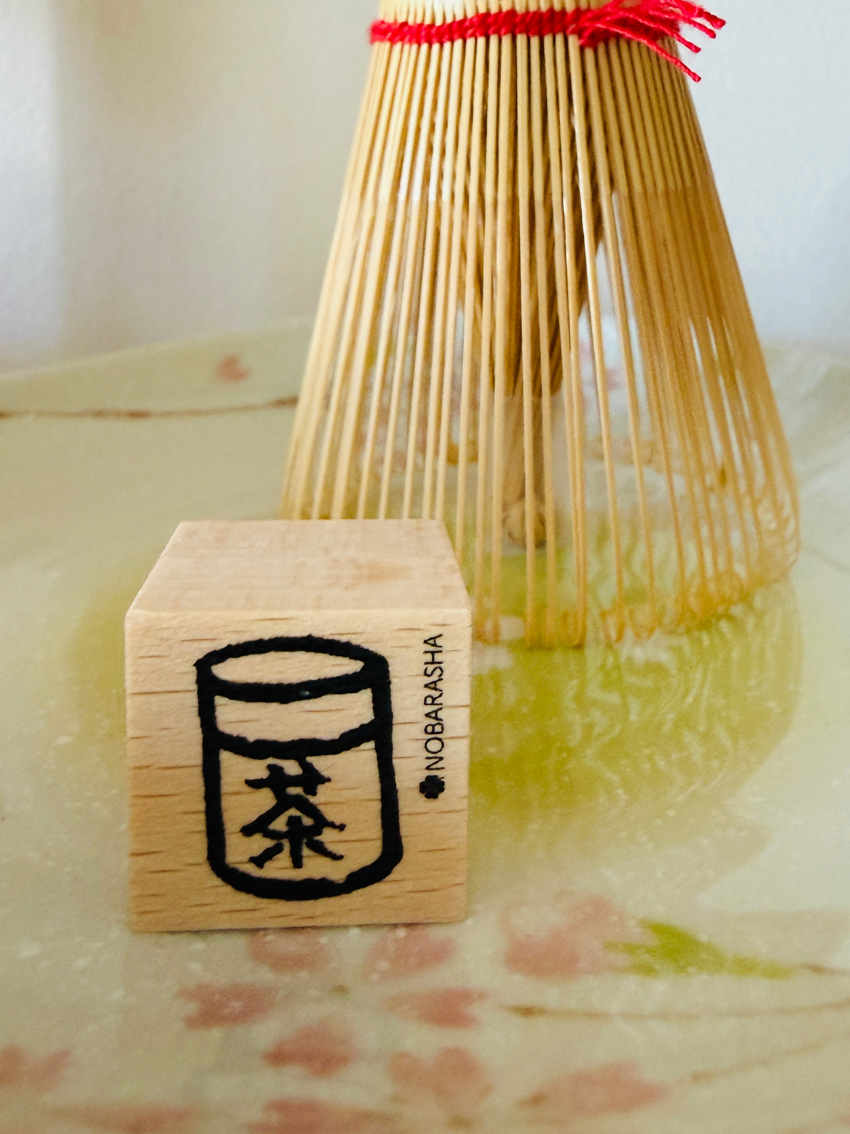 [Nobarasha] Matcha Cup rubber stamp