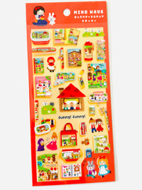 [MIND WAVE] Fairytale • Character Miniature School series sticker sheet