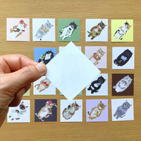 [4legs] "For Cat Lovers" Miniature Loose Memo Set in Box