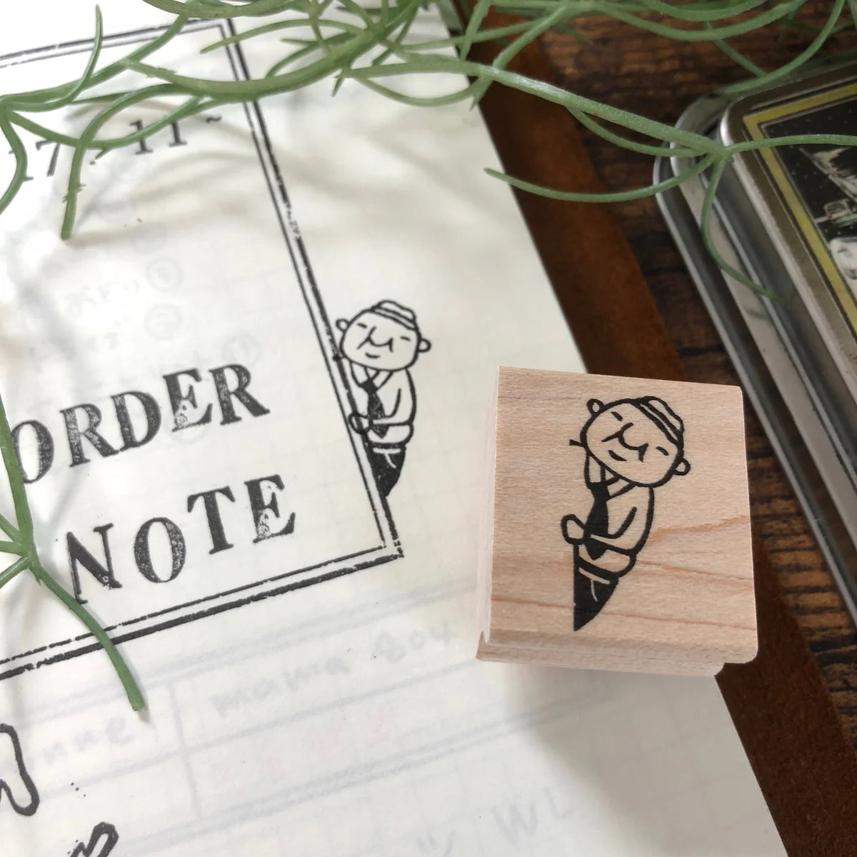 [RiraRira Hanko] Uncle Iwai Peek-a-Boo 👀 rubber stamp