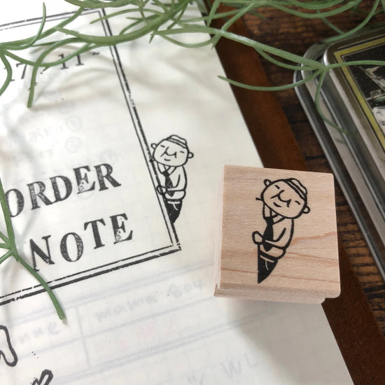 [RiraRira Hanko] Uncle Iwai Peek-a-Boo 👀 rubber stamp