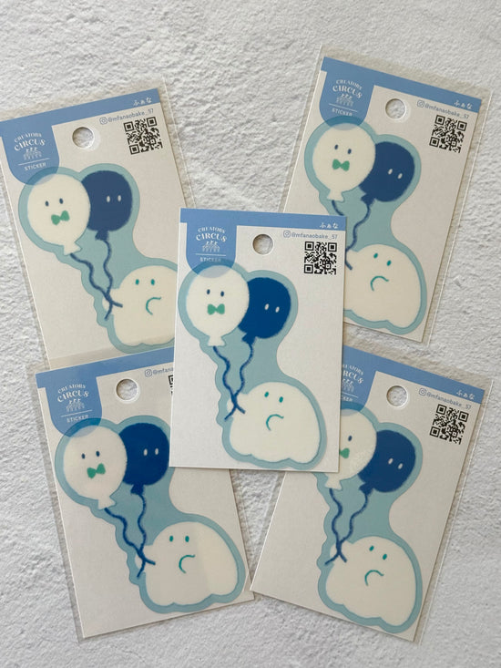 [mfana] Obake Party Balloons decal sticker