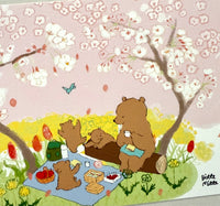 [Active] Bear’s Hanami Picnic x Momoro postcard