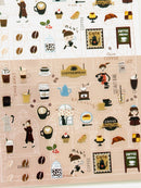 [SEAL-DO] Shinzi Katoh x Coffee Time sticker sheet