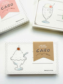 [forme] Fluffy Shaved Ice · Fountain Pen Ink Swatch Card set