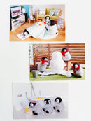 [trois M] 🐧 Penguin Postcard Set of 12 (Style B) - ($15 savings)