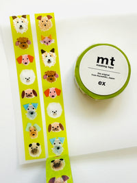 [mt] Puppy Faces washi tape