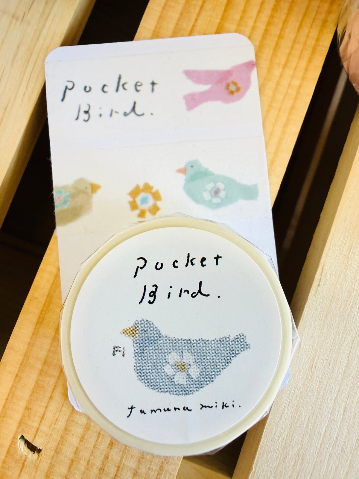 [Miki Tamura] SAIEN x Pocket Bird washi tape