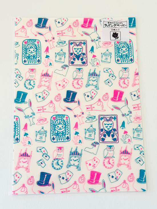 [Nobarasha] Alice & Playing Cards Retro Design Paper