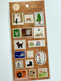 [Miki Tamura] Postage Stamp sticker sheet