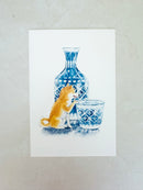 [Natsuka Murata] Shiba Delicious Summer series: Cold Sake postcard