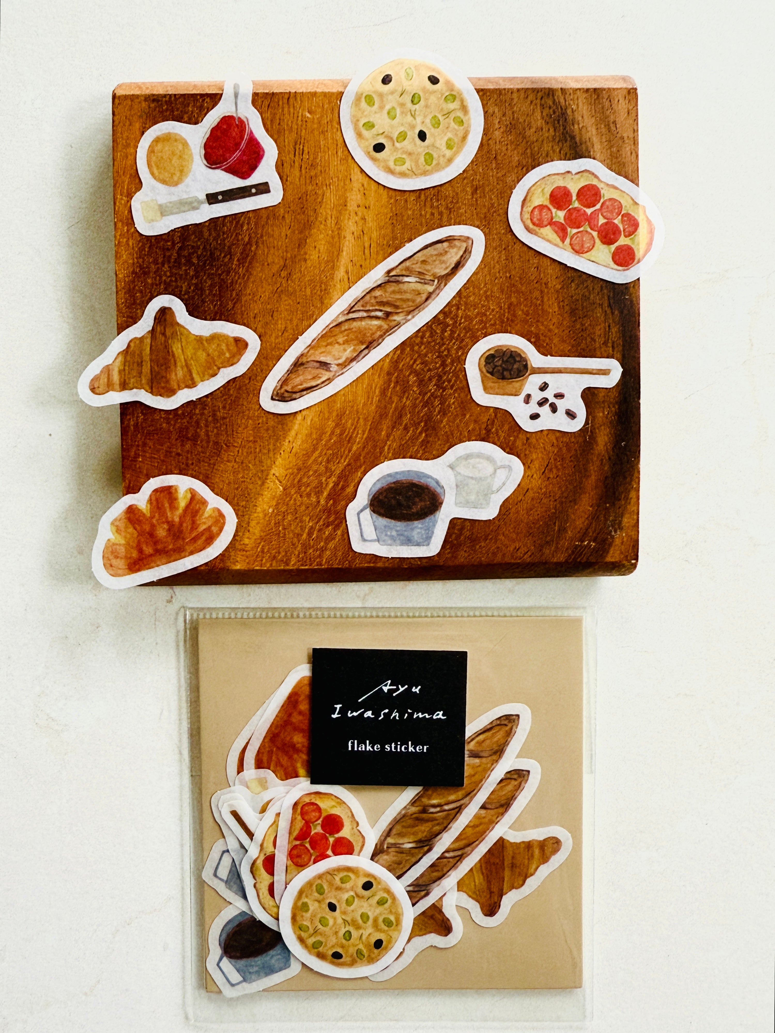 [Ayu Iwashima] Bread 🥖 flake stickers
