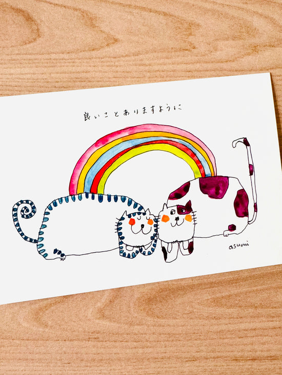 [Iwashikujira] Watercolor postcards