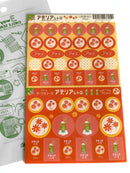 [Ryu-Ryu] Aderia Retro Glassware collaboration sticker sheet