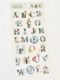 [Tomoko Shintani] Animal Alphabet A-Z sticker sheet