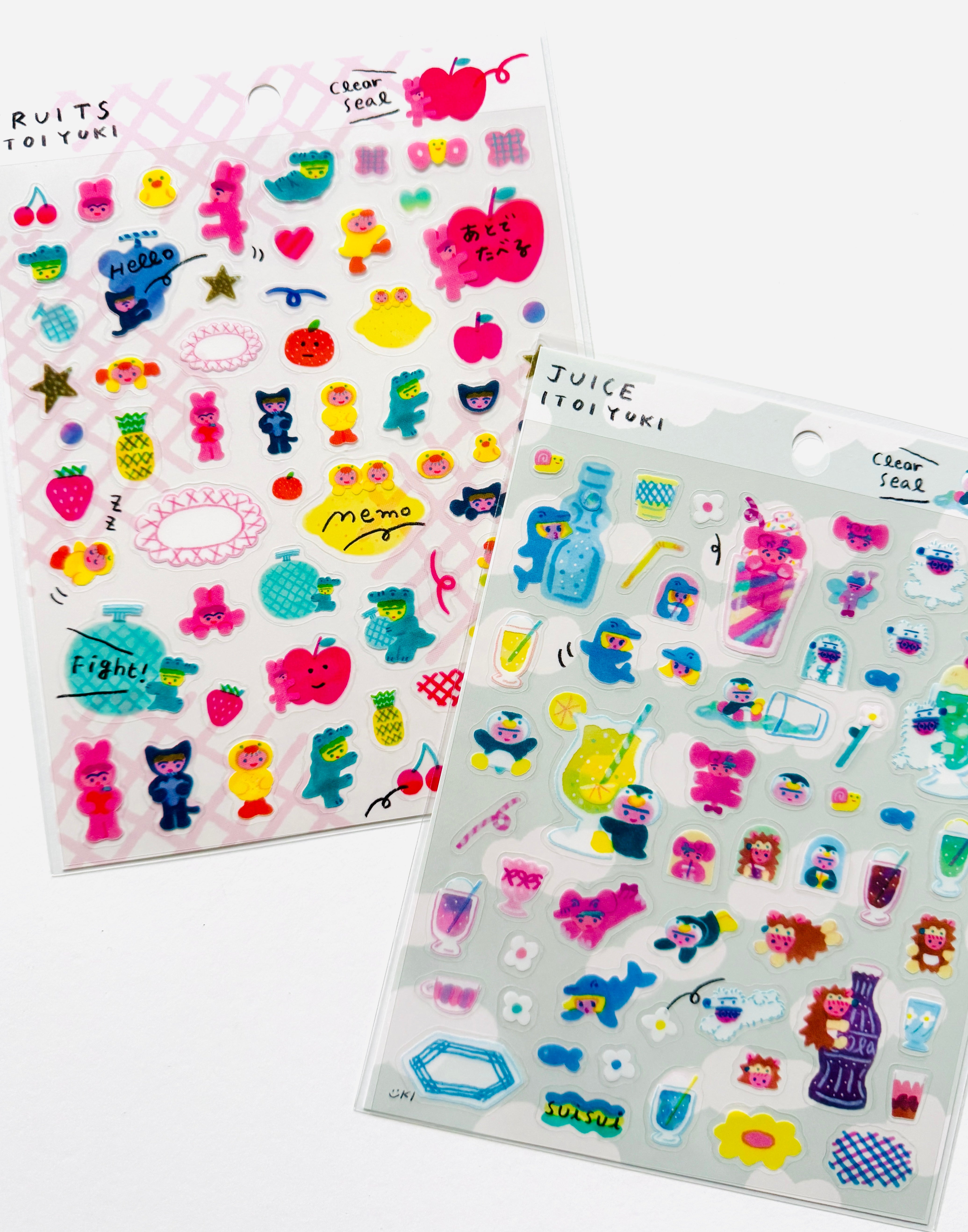 [Itoi Yuki] Fruits 🍒🍎🍊🍓🍍sticker sheet