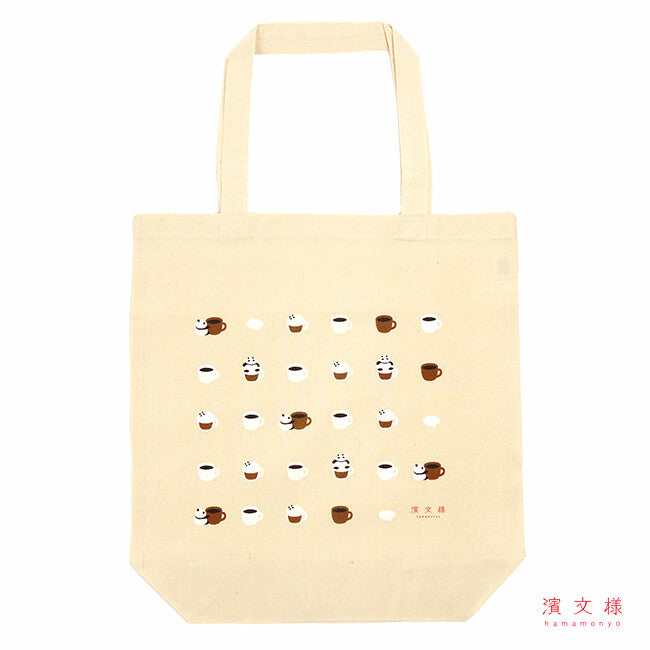 [Hamamonyo] Panda & Coffee Eco Tote