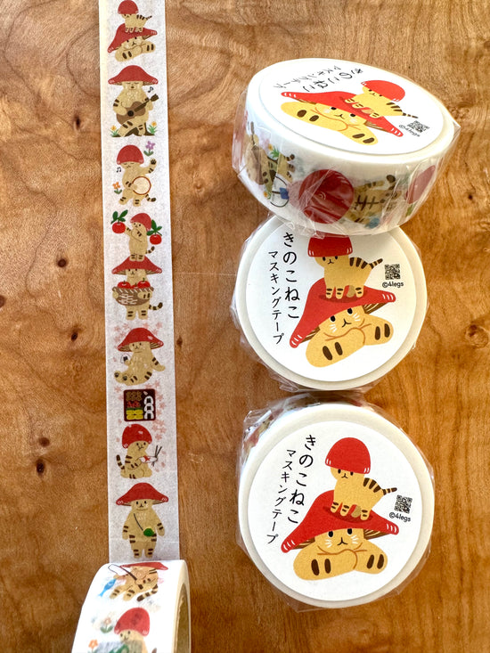 [Mushroom Cat] 4legs Mushroom Cat Everyday vertical tape (discontinued) - NO RESTOCK