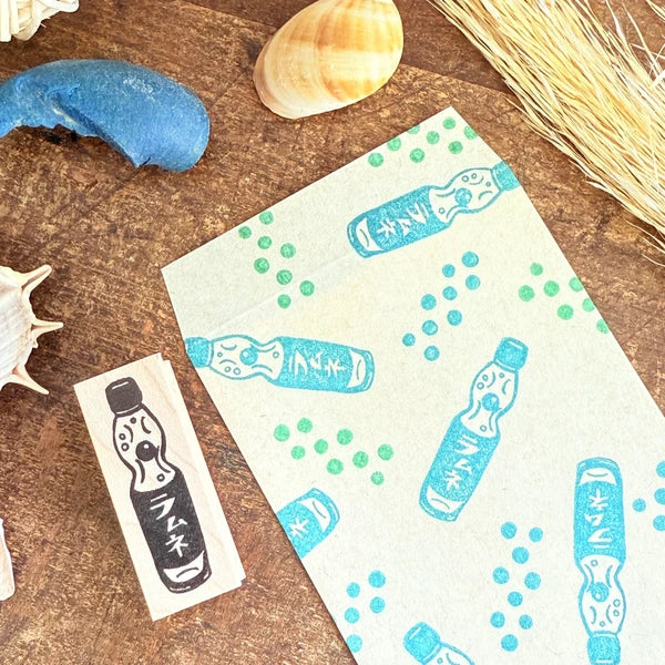 [RiraRira Hanko] Ramune rubber stamp