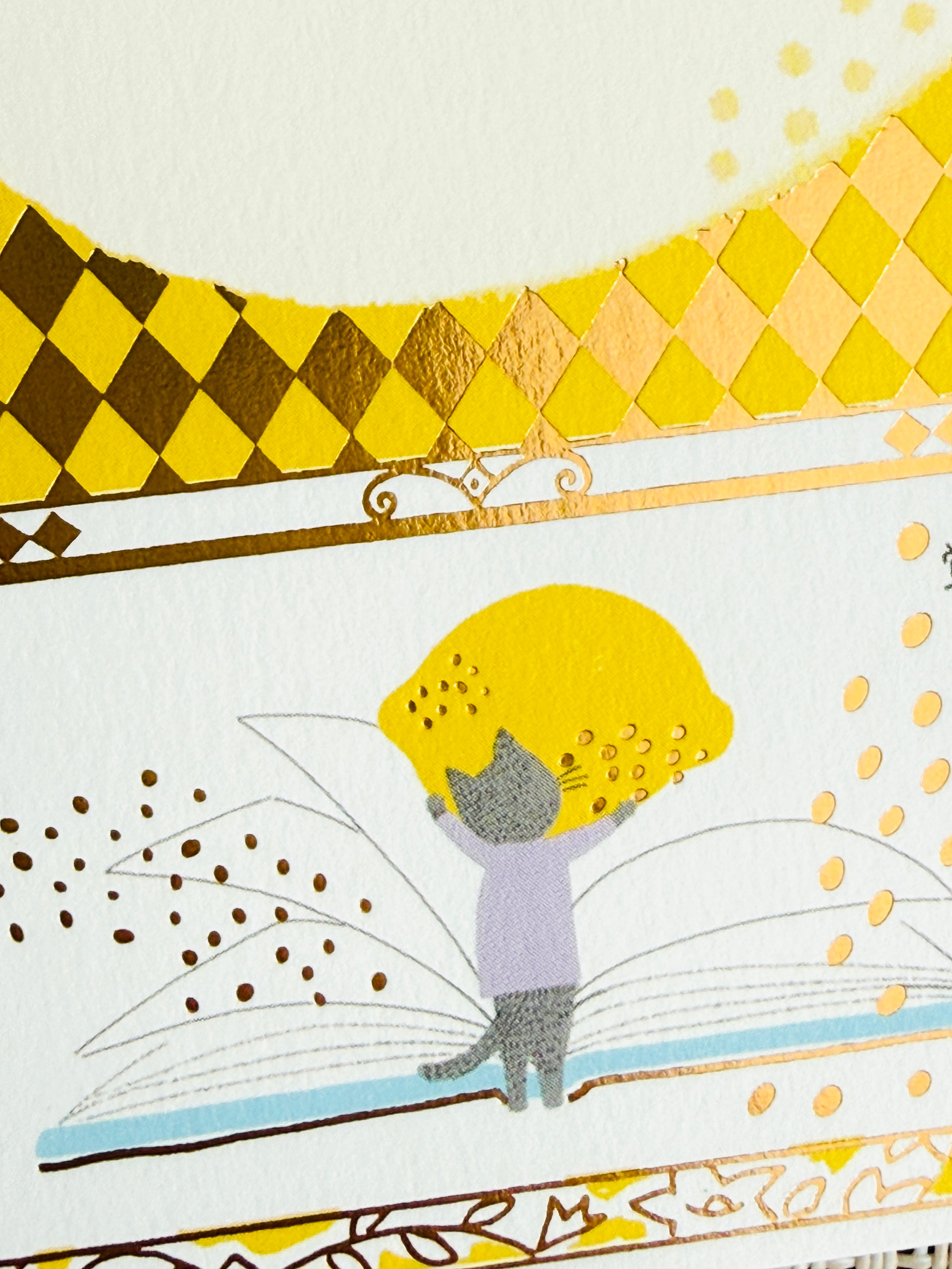 [SEAL-DO] Lemon by Kajii Motojirō Sparkling postcard x Shinzi Katoh Walking Literature series
