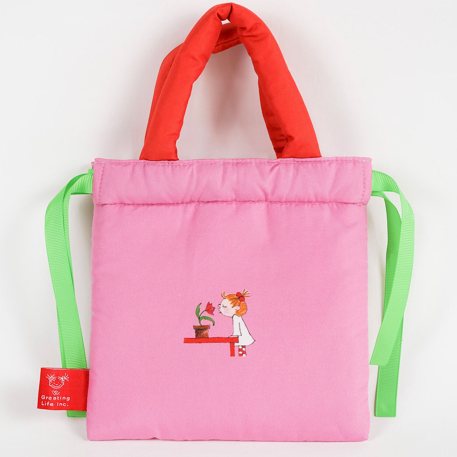 [coco and wondrous gang] Tulip Drawstring Puffy mini tote