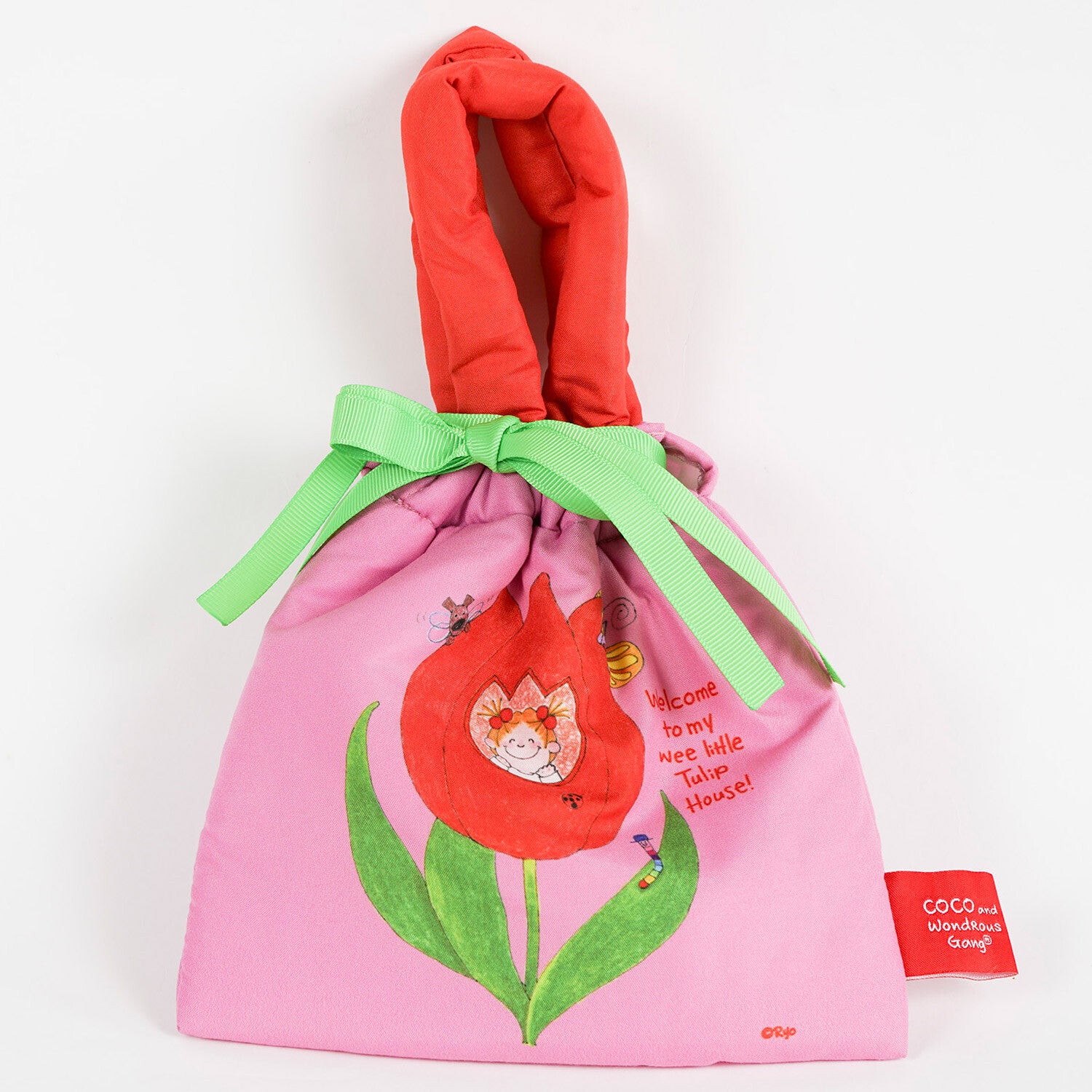 [coco and wondrous gang] Tulip Drawstring Puffy mini tote
