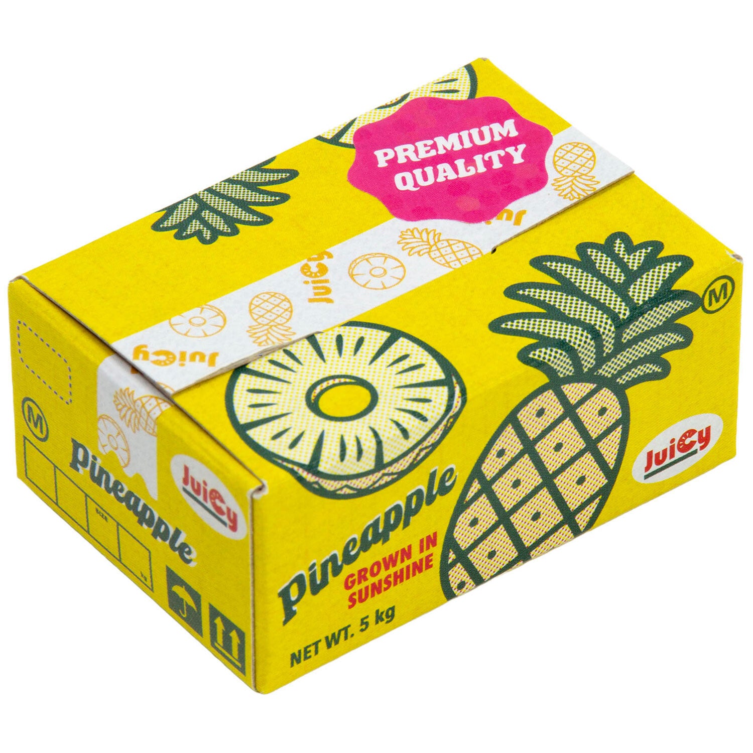 [Greeting Life] Pineapple Delivery Box flake stickers