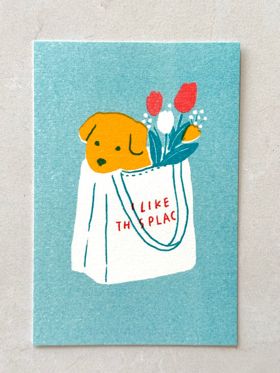 [Furukawashiko] Doggie Tote postcard