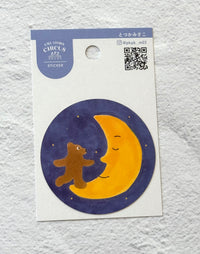 [Totsuka Misoka] Creators Circus collab x Crescent Moon Bear decal sticker