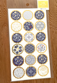 [NB] Blue Textiles sticker sheet