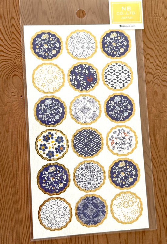 [NB] Blue Textiles sticker sheet