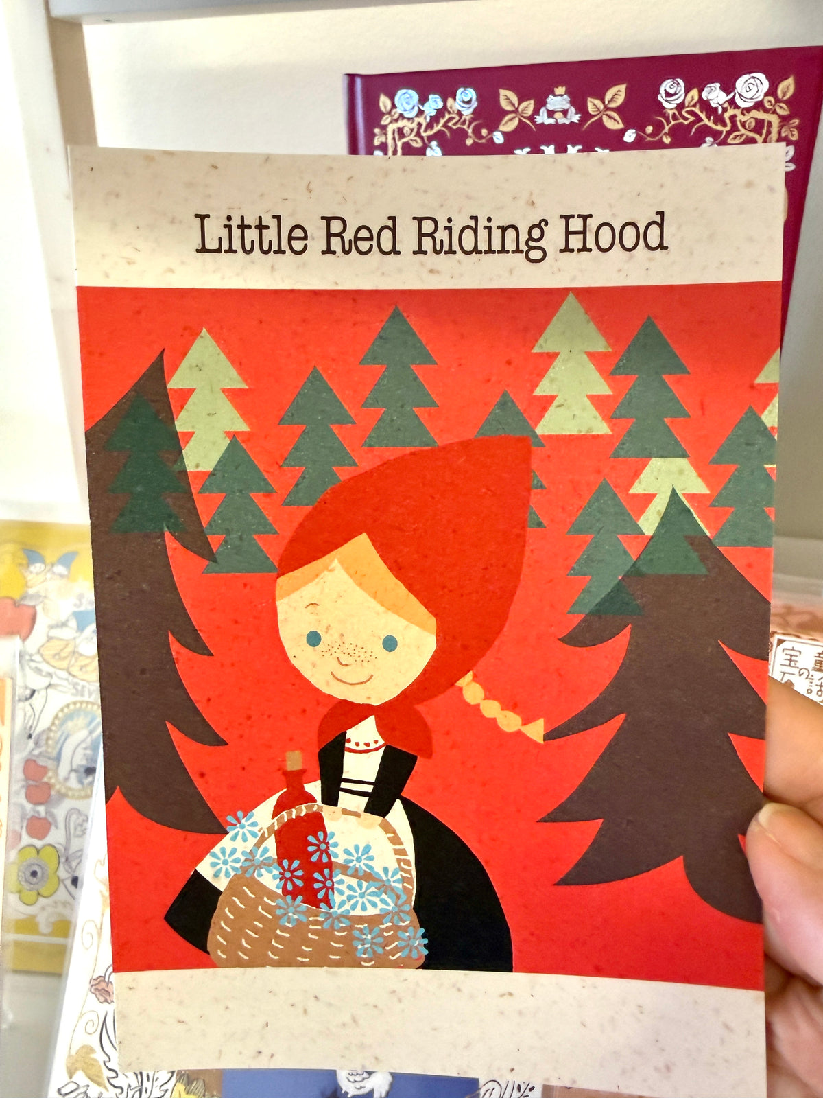 [Shinzi Katoh] Red Riding Hood postcard