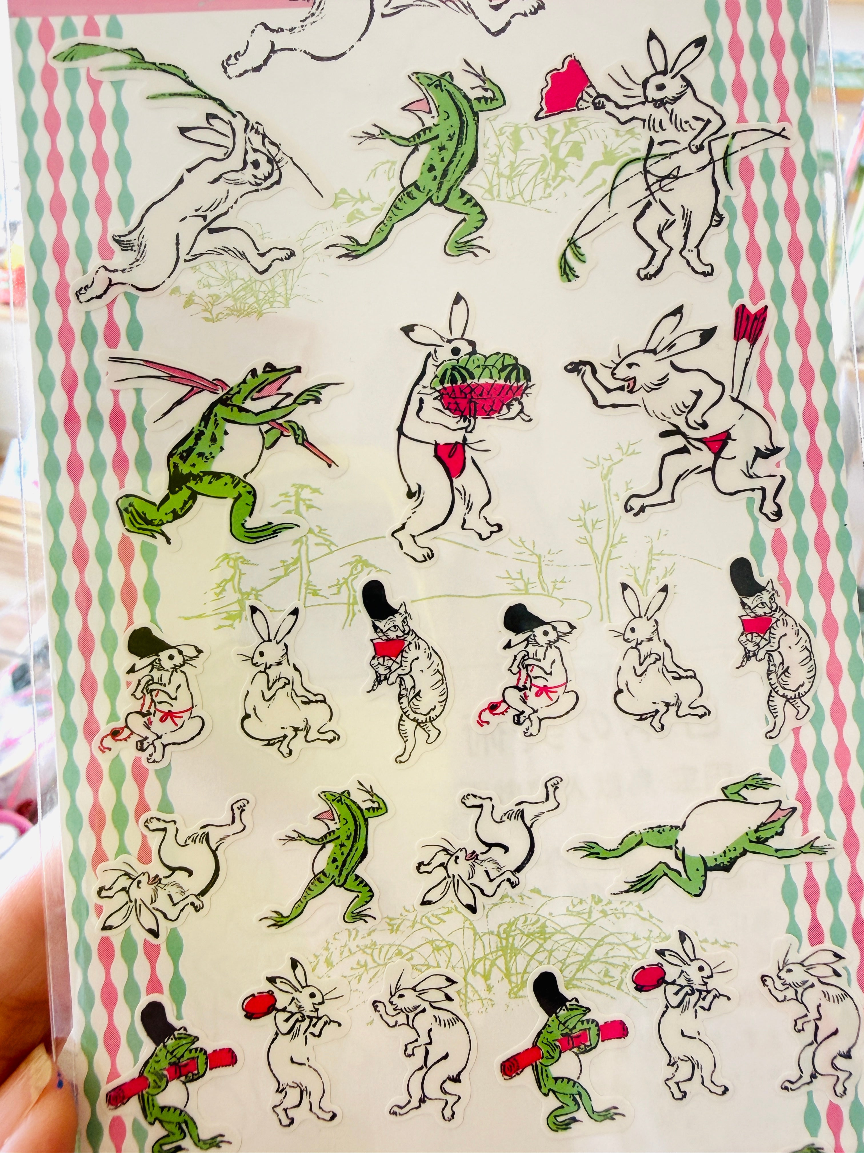 [Kyoto Art] Japanese Folklore sticker sheet