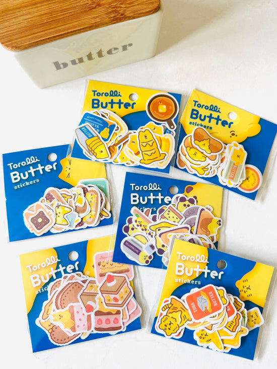 [World Craft] Torolli Butter Cookie Animals flake stickers (last chance • no restock)