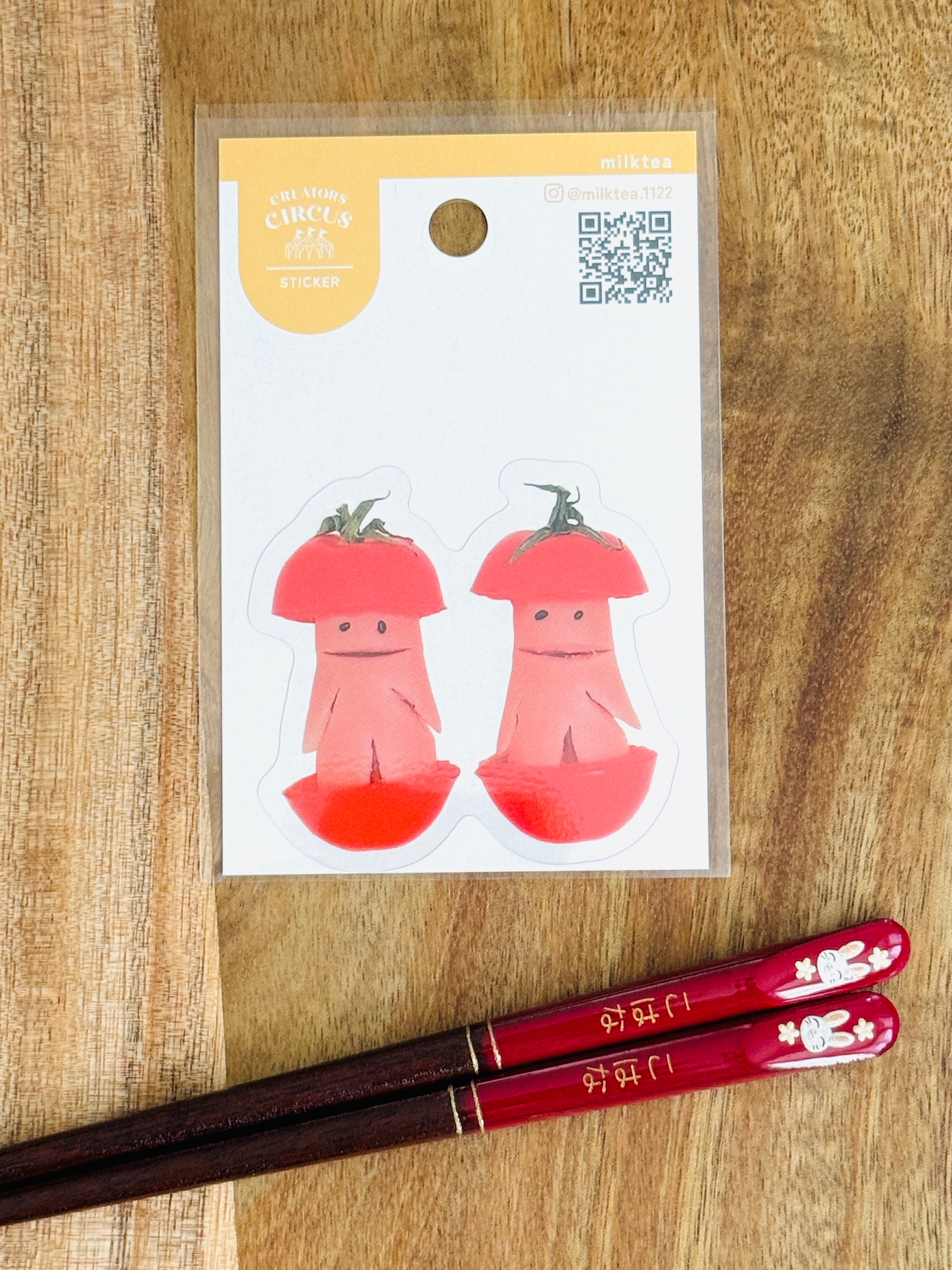 [Milk Tea] Frontier Creators Circus x Tomato Weiner sticker decal
