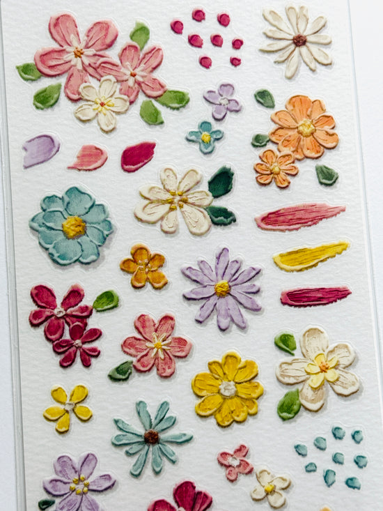 [MIND WAVE] Cafe Canvas Painting sticker sheet