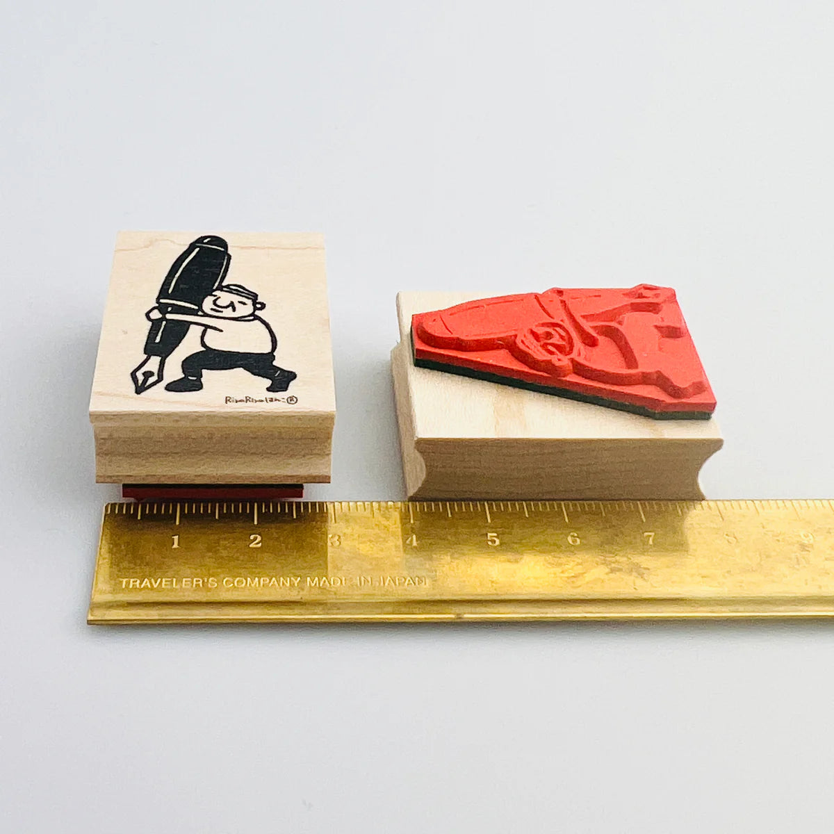 [RiraRira Hanko] Uncle Iwai Fountain Pen rubber stamp
