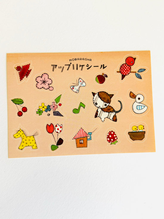 [Nobarasha] Applique sticker sheet
