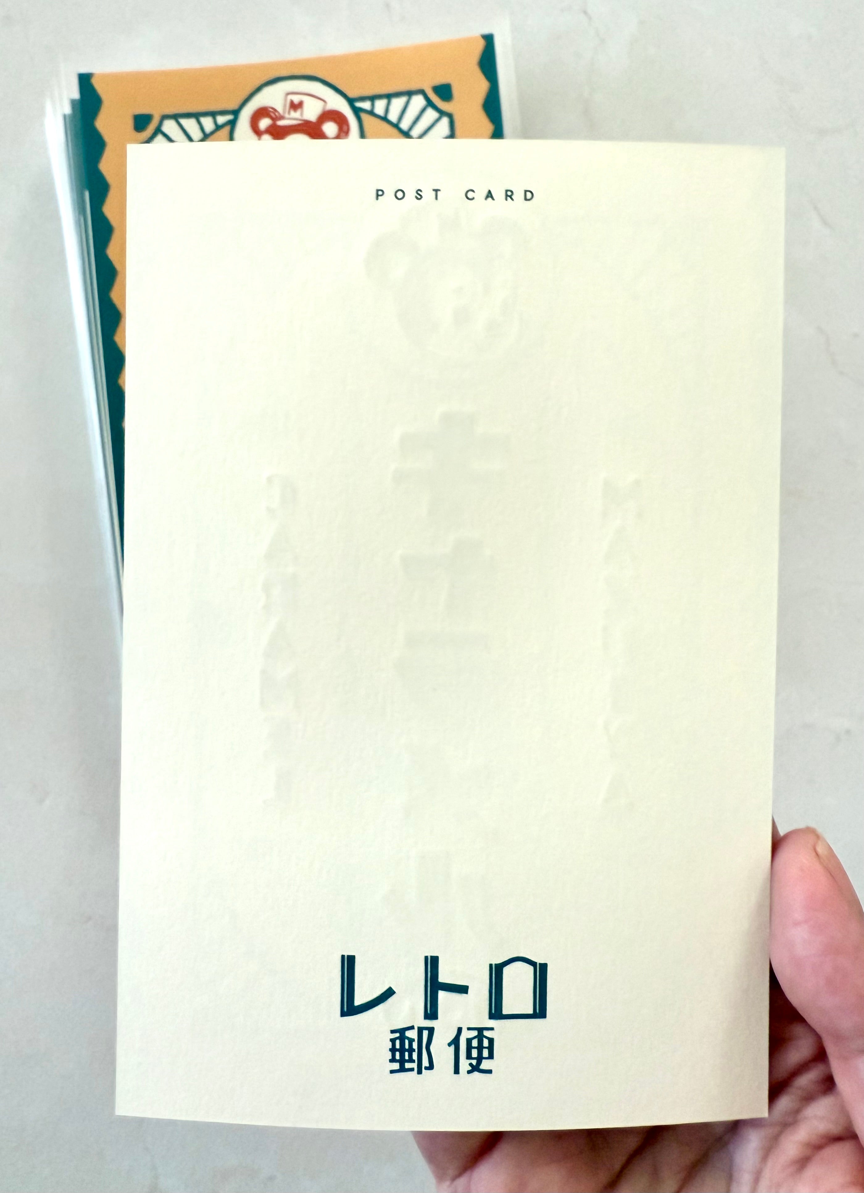 [ob1toy] Mazuiya Caramel • ob1toy x ROKKAKU collaboration Foil Stamp postcard