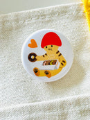 [Mushroom Cat] Mini Button Pins