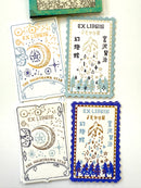 [SEAL-DO] Shinzi Katoh x Kenji Miyazawa "The Nighthawk Star" Ex Libris Booklet · Letterpress Stickers (Copy)