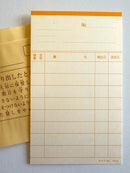 *NEW colors added! · Japanese Library Card (with sleeve)