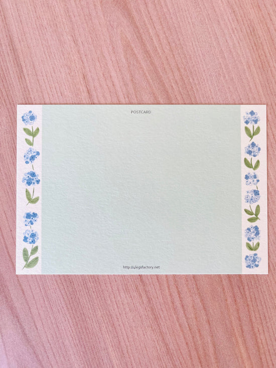 [4legs] Furball & Hydrangea postcard