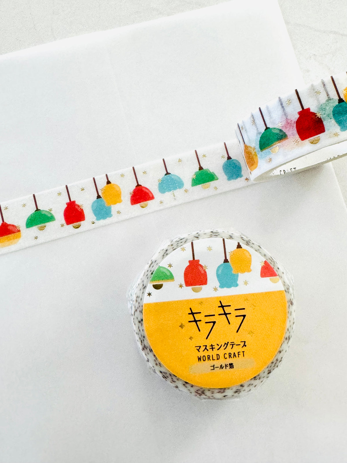 [World Craft] Retro Room Pendant Light Fixtures washi tape