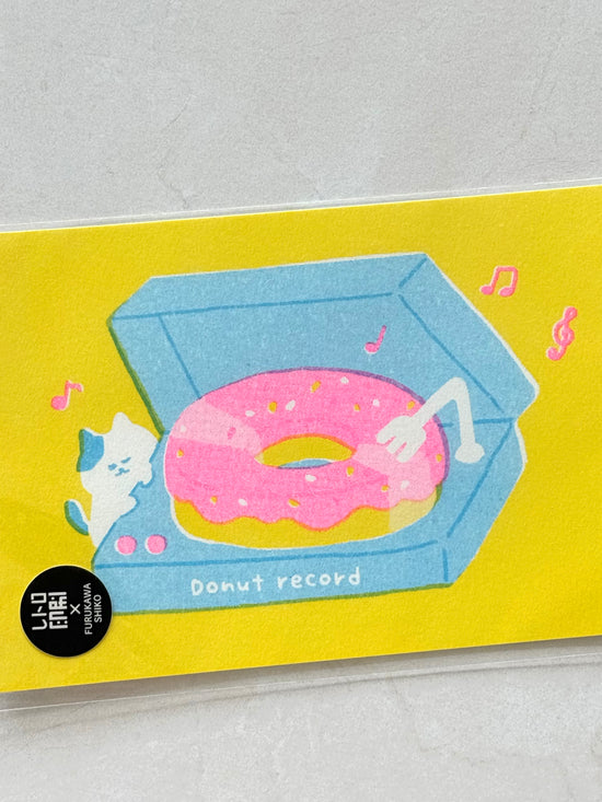 [Furukawashiko] Donut Record postcard