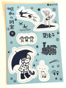 [Nobarasha] Nostalgic Pale Blue sticker sheet