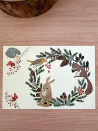 [4legs] Nature’s Wreath postcard