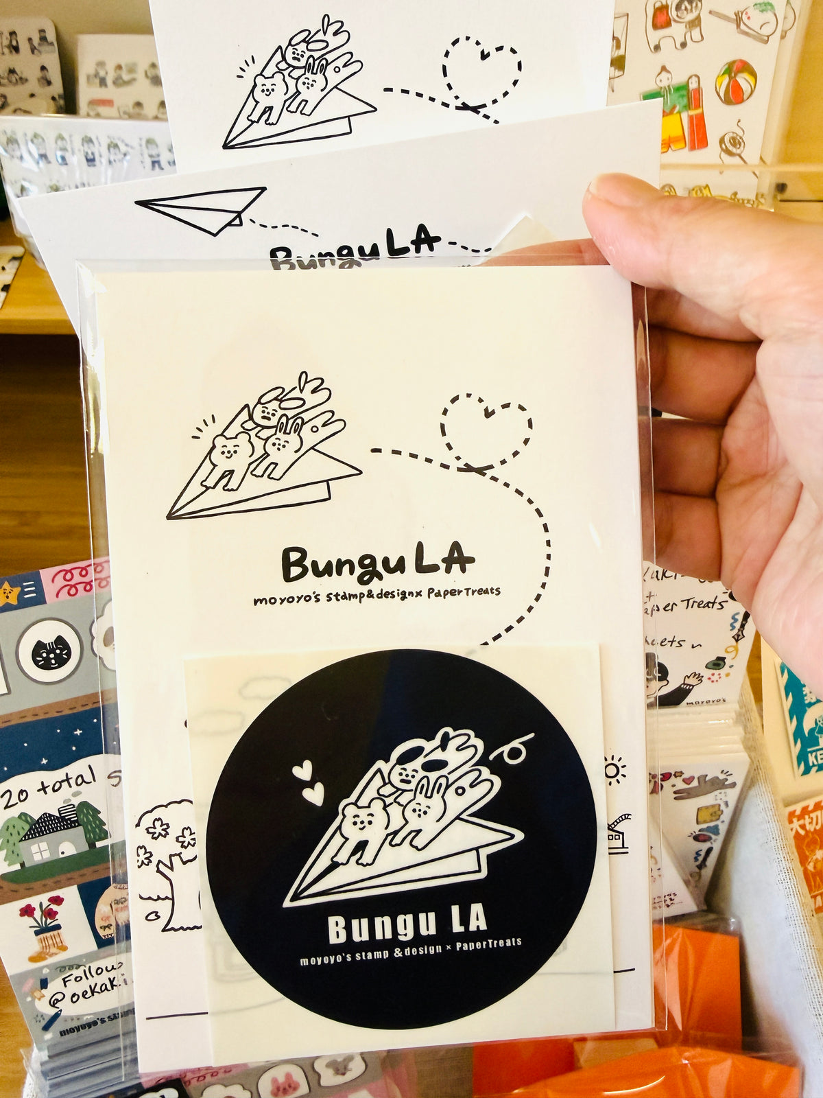 [moyoyo] Bungu LA x Paper Treats collab postcard