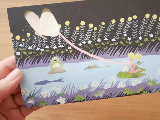 [4legs] Thumbelina postcard